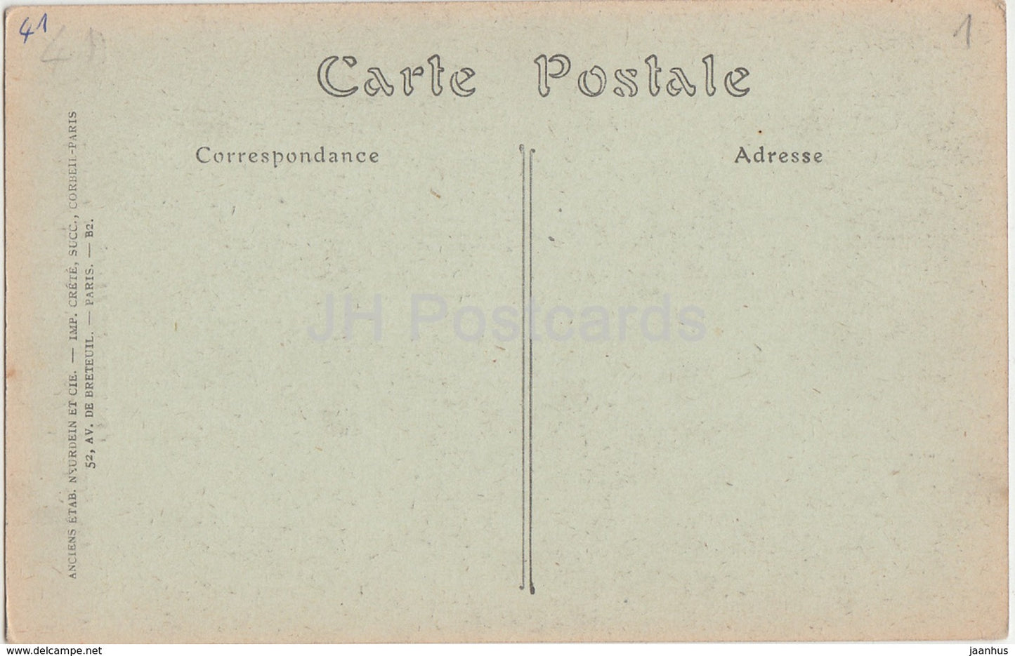 Chateau de Blois - Aile Francois Ier - Interieur du Grand Escalier - castle - 34 - old postcard - France - unused