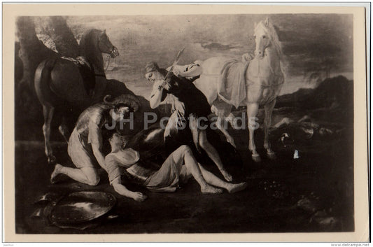 Painting by Nicolas Poussin - Rinaldo and Armida - French art - old postcard - Russia USSR - unused - JH Postcards