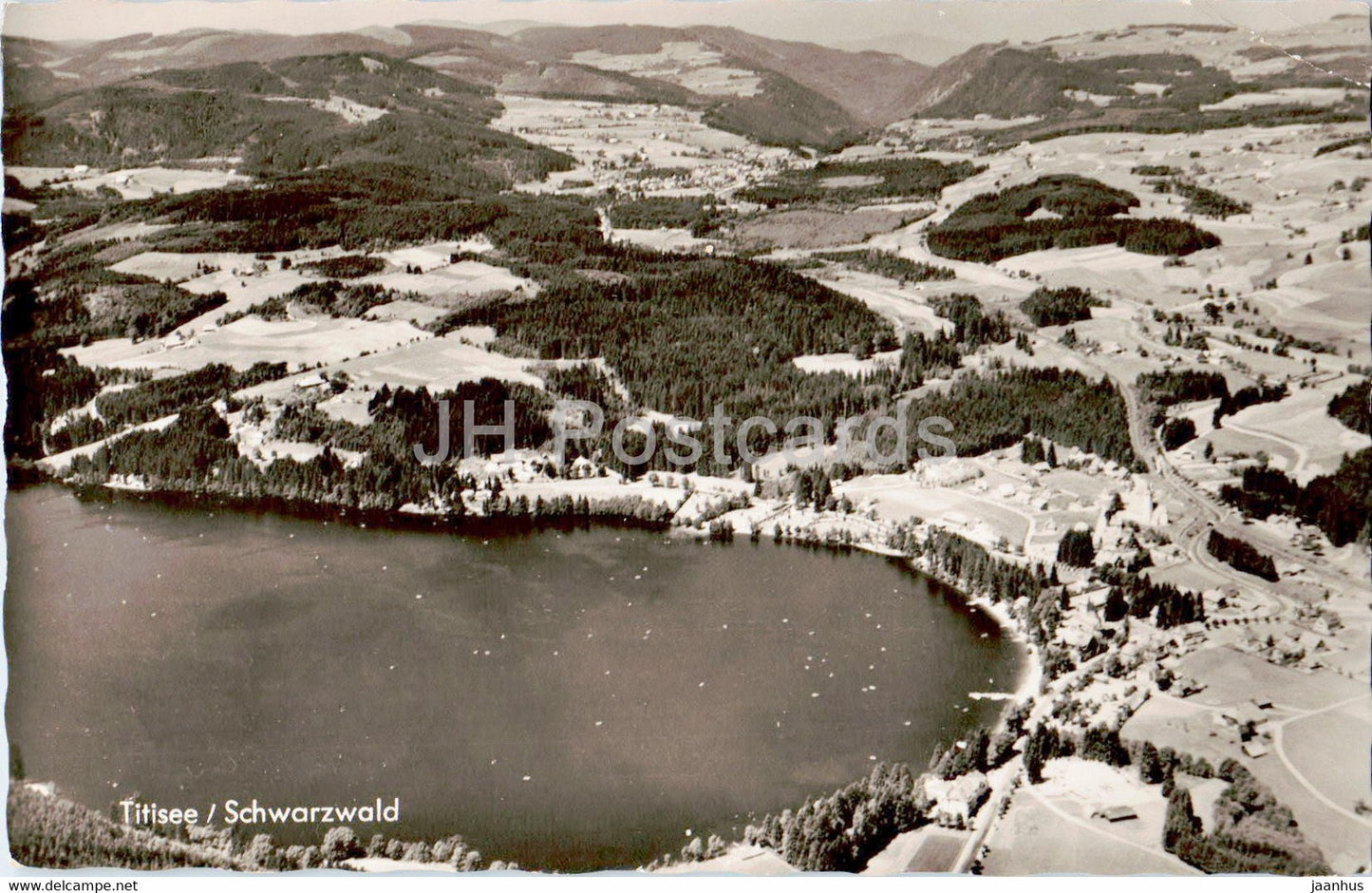 Titisee - Schwarzwald - old postcard - 1957 - Germany - used - JH Postcards