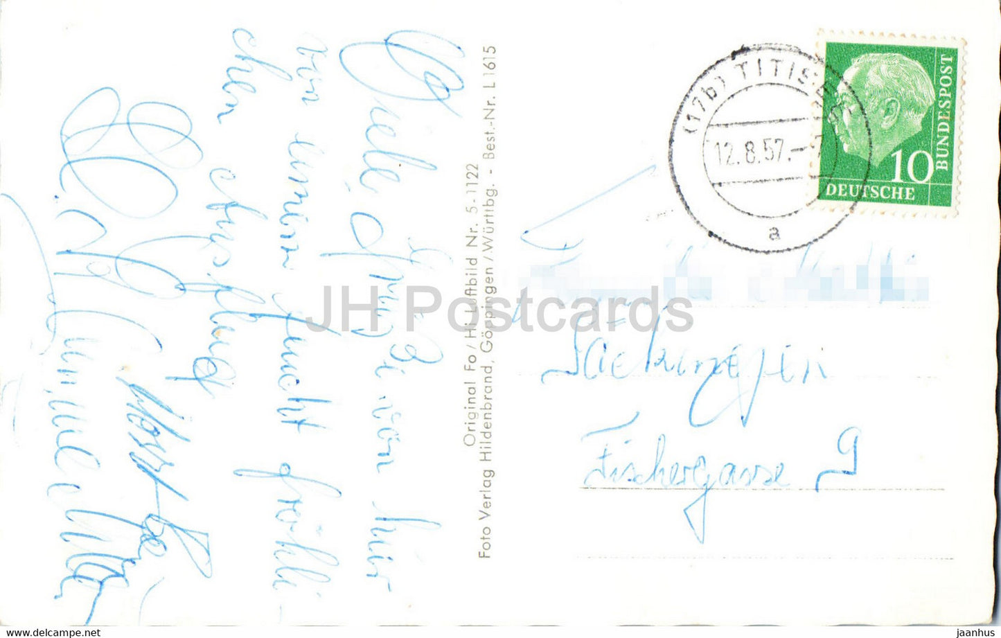 Titisee - Schwarzwald - carte postale ancienne - 1957 - Allemagne - utilisé