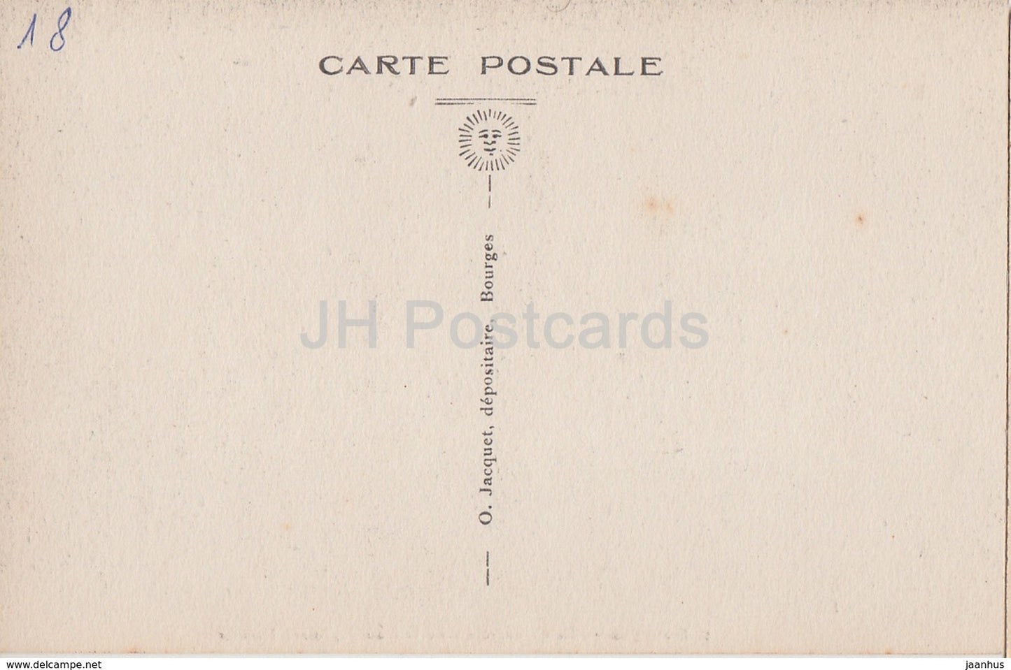 Bourges - LA Cathedrale - Portail du Jugement Dernier - cathedral - 5 - old postcard - France - unused