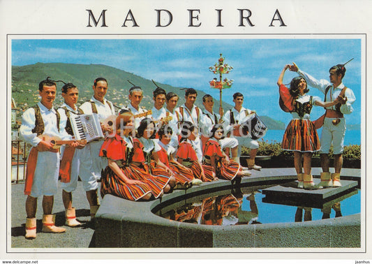 Madeira - Folklore - Folk Costumes - Portugal - unused - JH Postcards