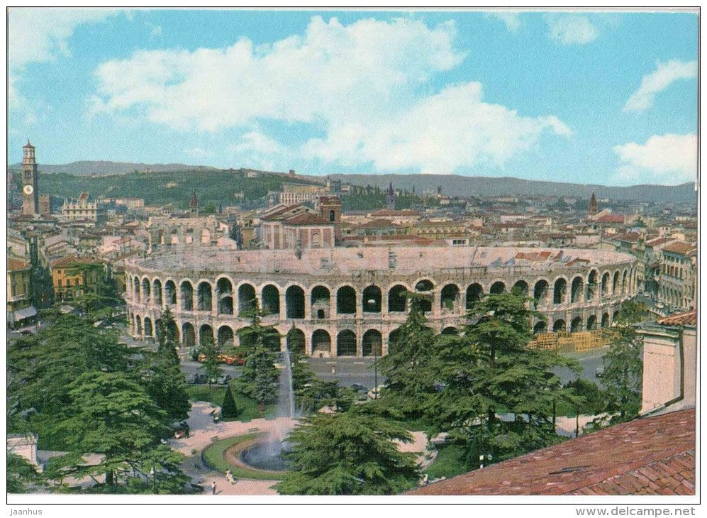La Arena - Amphitheatre - Serie Südland - Verona - Veneto - 4701 - Italia - Italy - unused - JH Postcards