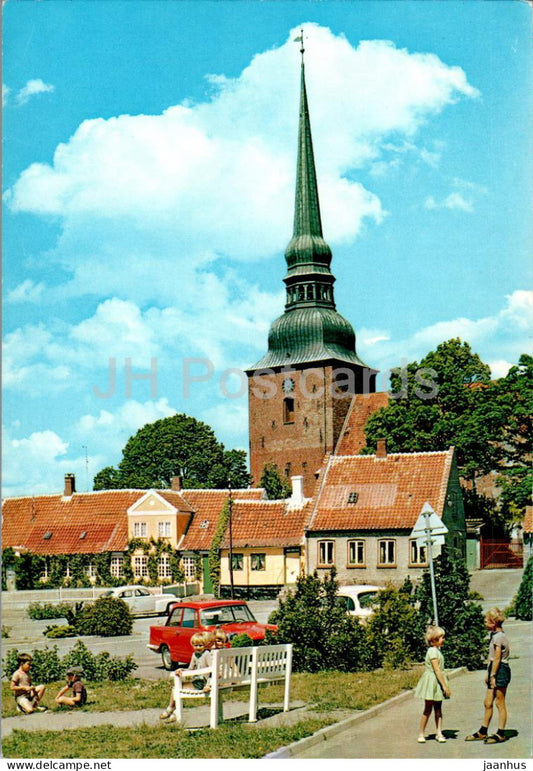 Nysted - Torvet - square - 143 - 1982 - Denmark - used - JH Postcards