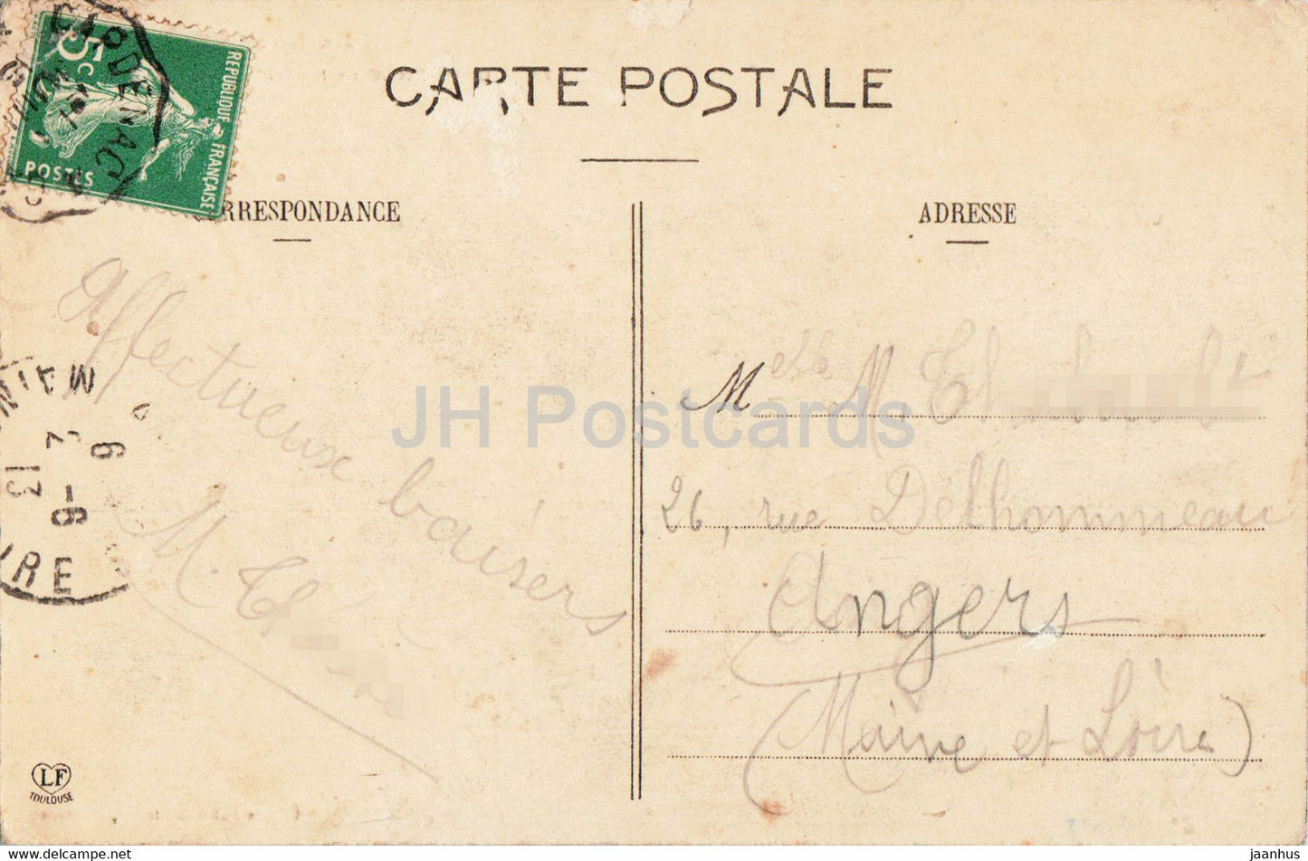 Capdenac Le Haut et la Ville Neuve - 127 - Le Lot - old postcard - 1913 - France - used