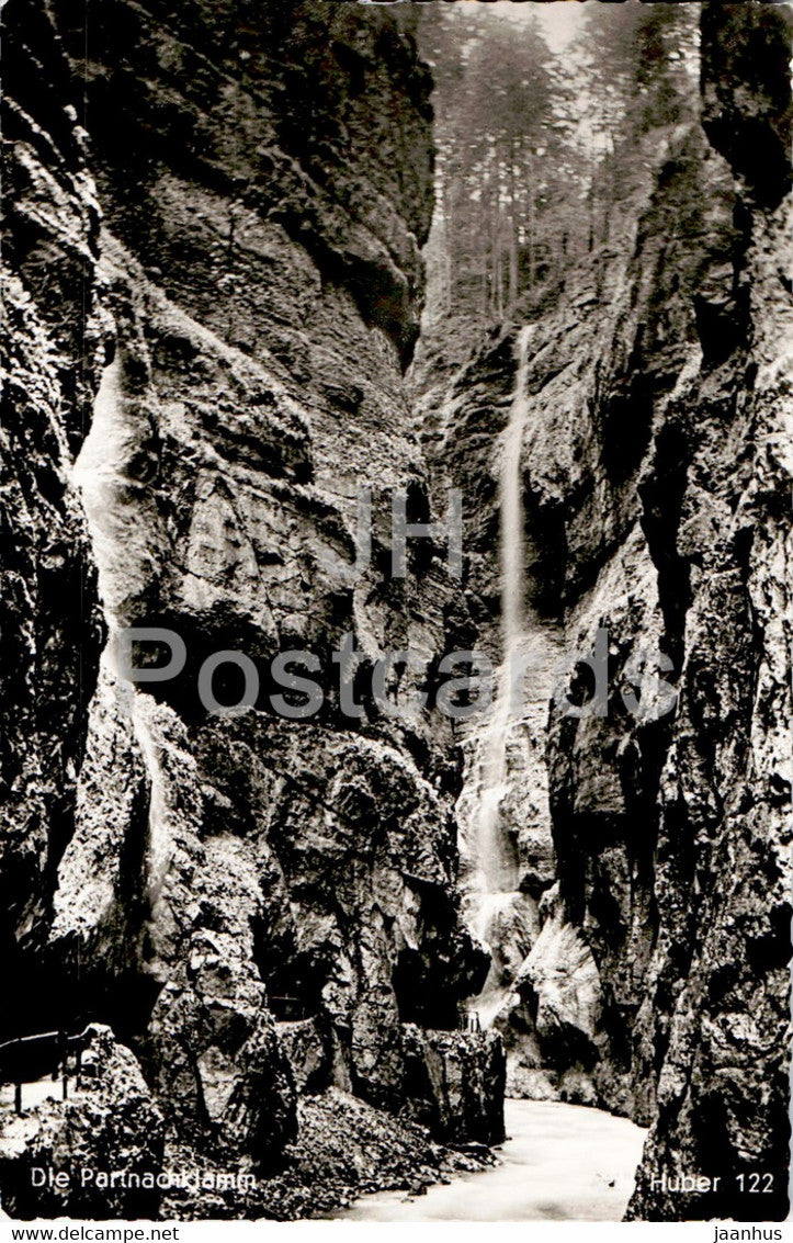 Die Partnachklamm - 122 - old postcard - Germany - unused - JH Postcards