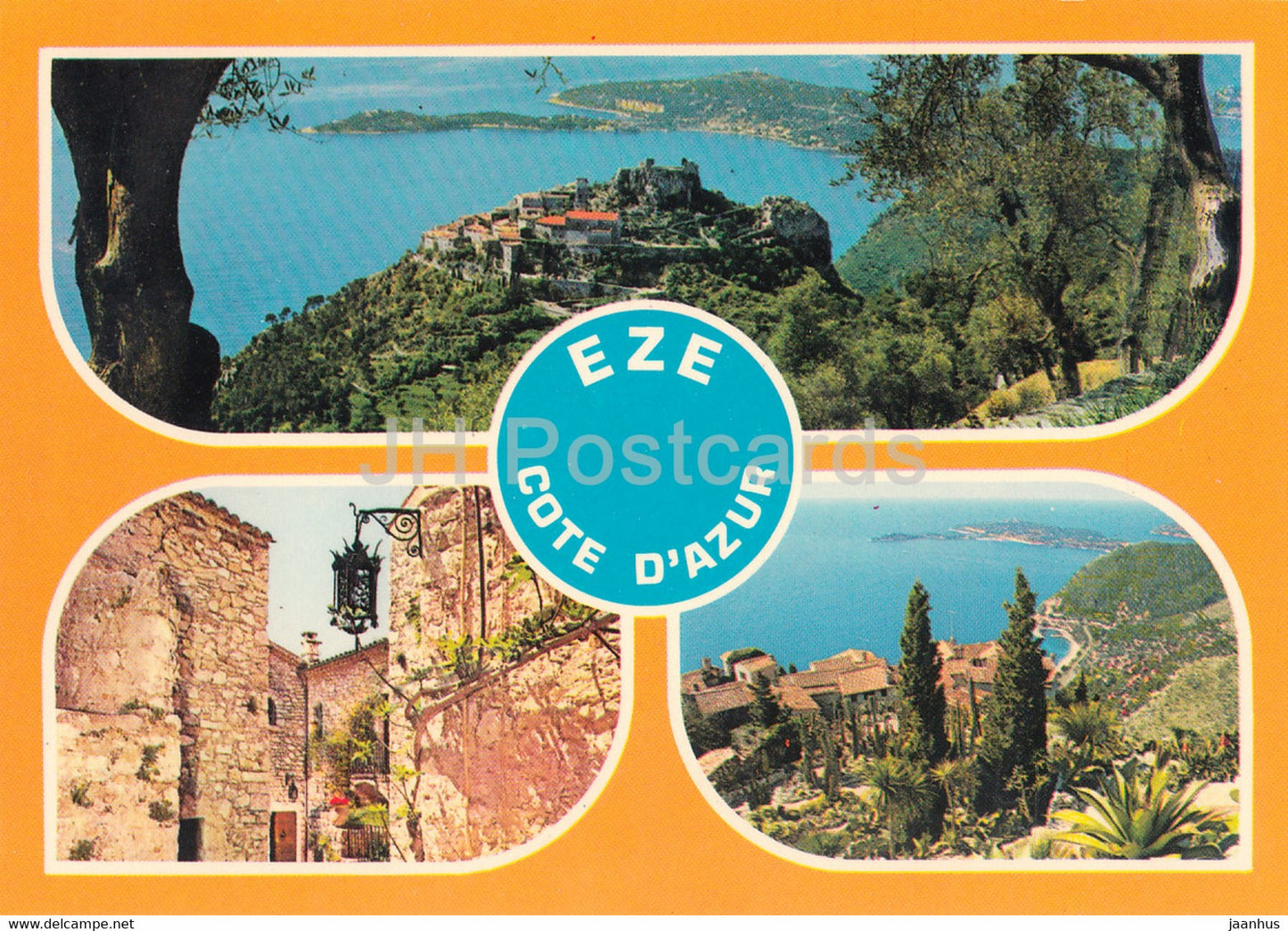 Eze - Cote d'Azur - Vues Generales et vieilles rues pittoresques - 1048 - France - unused - JH Postcards