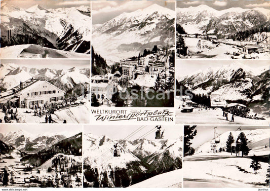 Weltkurort Wintersportplatz Bad Gastein - Austria - used - JH Postcards