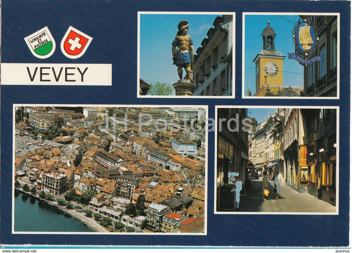 Vevey - Lac Leman - Genfersee - 13090 - Switzerland - unused - JH Postcards