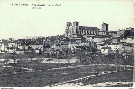 La Chaise Dieu - Vue Generale - Cure d'air - old postcard - France - unused - JH Postcards