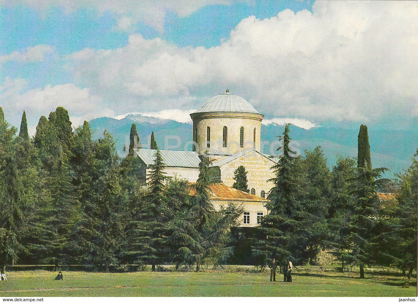 Pitsunda - cathedral - Abkhazia - 1983 - Georgia USSR - unused - JH Postcards