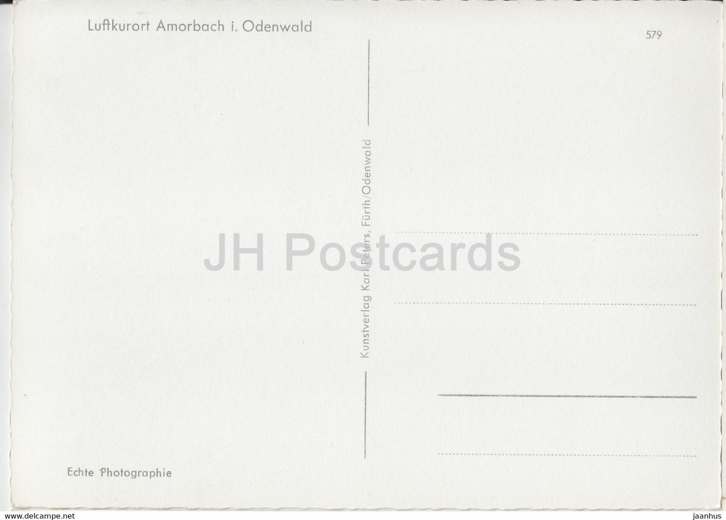 Luftkurort Amorbach i Odenwald - Allemagne - inutilisé