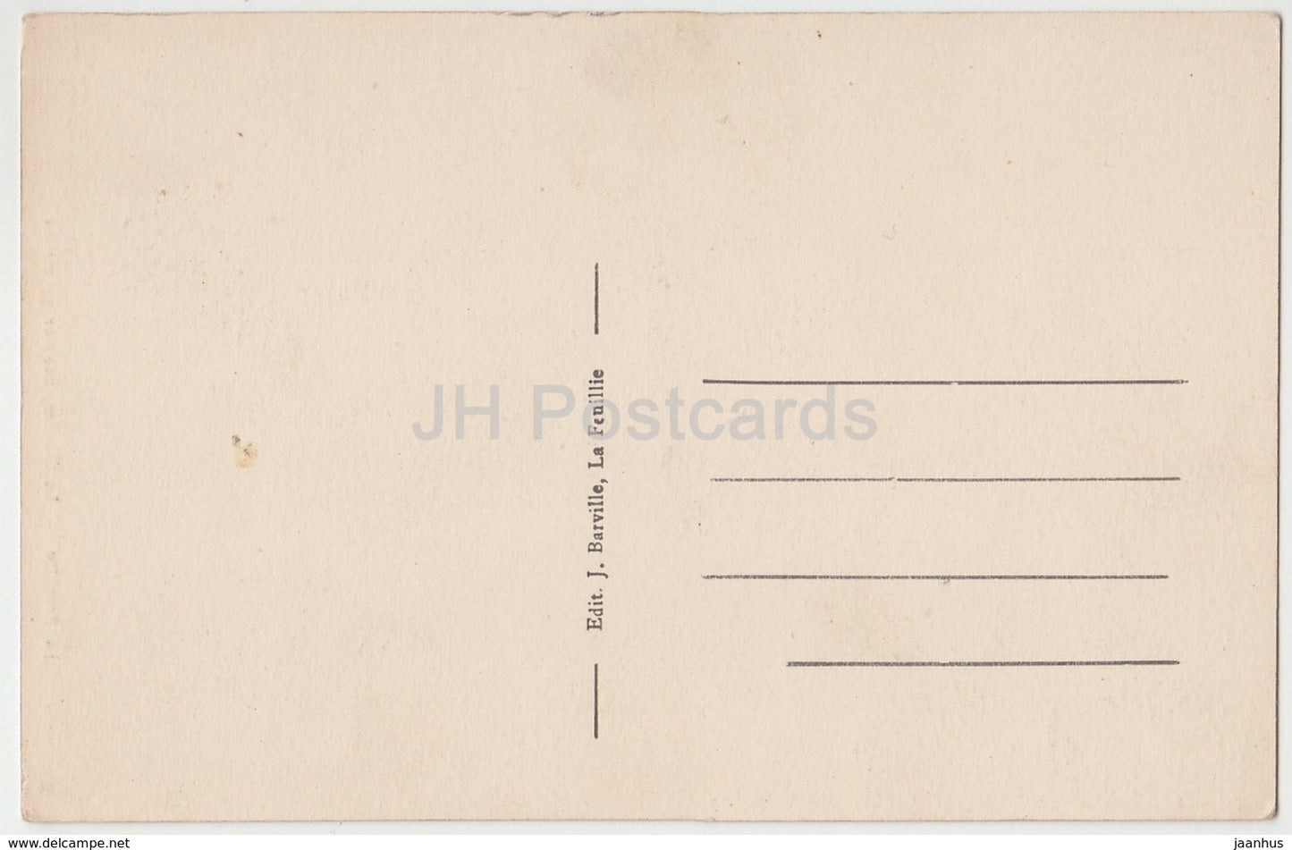 La Feuillie - Le Clocher hauteur 54 metres - bell tower - old postcard - France - unused