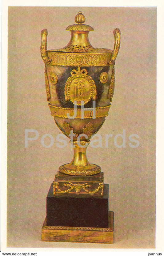 The Hermitage, Leningrad , English Applied Art - Vase-censer. England. 19th cent. - Russia - USSR - 1983 - used - JH Postcards
