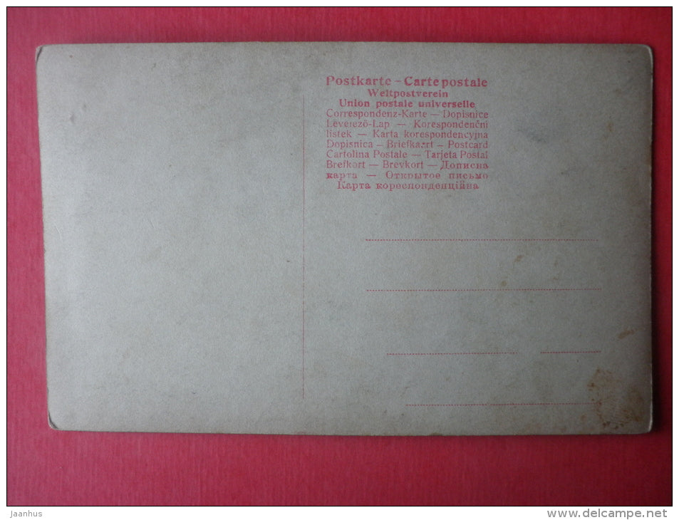 woman - lady - RPN 610 - 6019 - old postcard - unused - JH Postcards