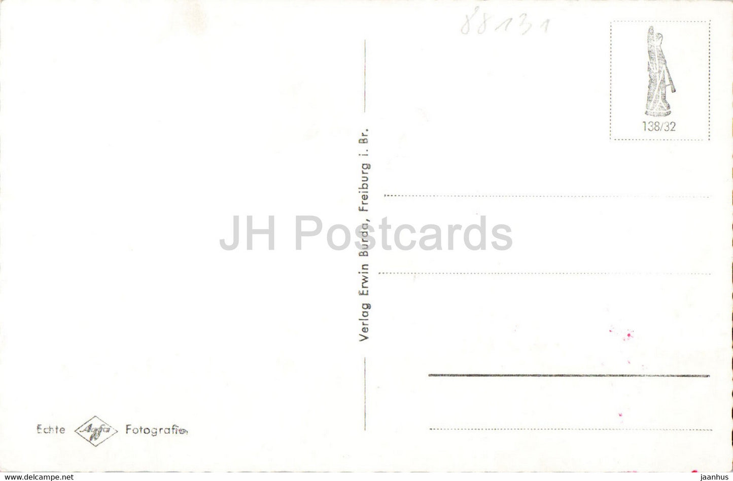 Insel Lindau - mit Alpen - carte postale ancienne - Allemagne - inutilisée