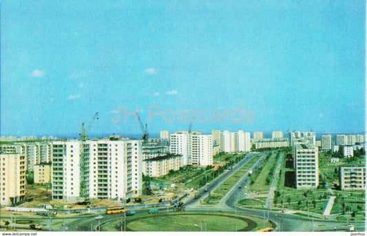 Minsk - Pushkin avenue - 1977 - Belarus USSR - unused - JH Postcards