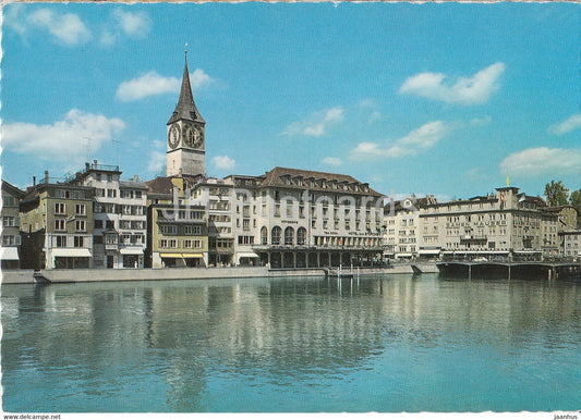 Zurich - St Peter - Switzerland - unused - JH Postcards