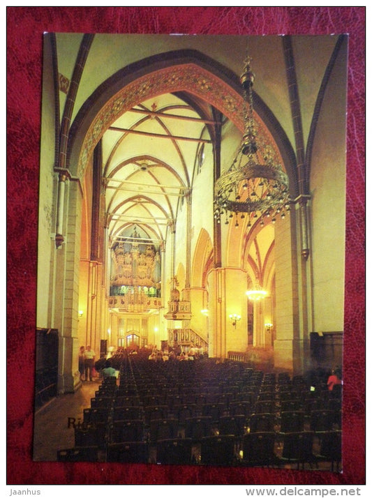 The Concert Hall of the Dome - Riga - 1985 - Latvia USSR - unused - JH Postcards