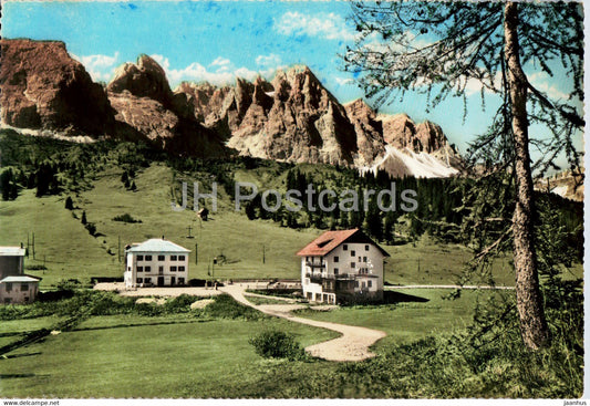Passo Monte Croce 1656 m - Kreuzberg Albergo Monte Croce - old postcard - Italy - unused - JH Postcards