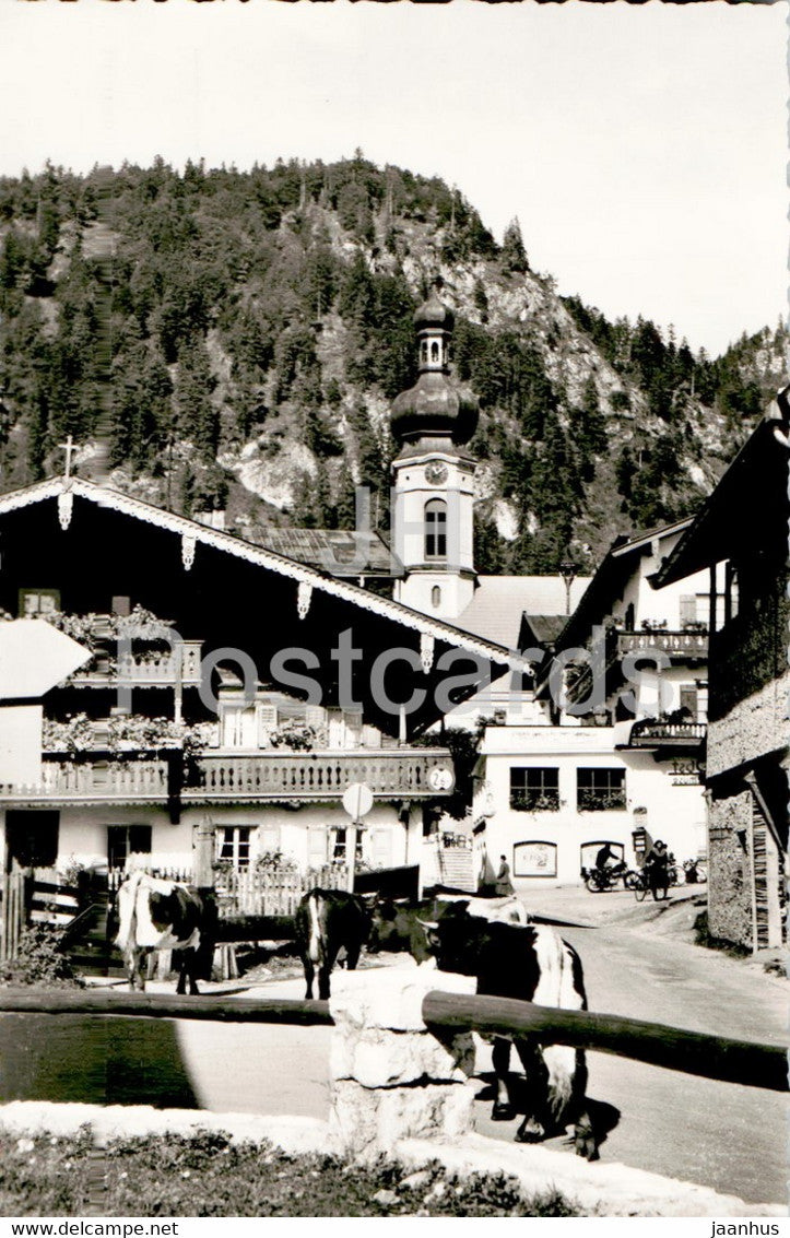Reit im Winkl - Dorfpartie - old postcard - Germany - unused - JH Postcards