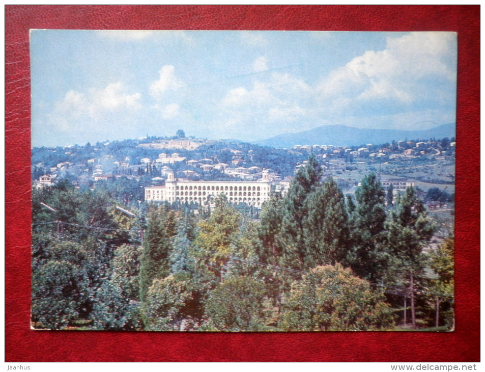 sanatorium Iveria - resort - Tskaltubo - 1975 - Georgia USSR - unused - JH Postcards