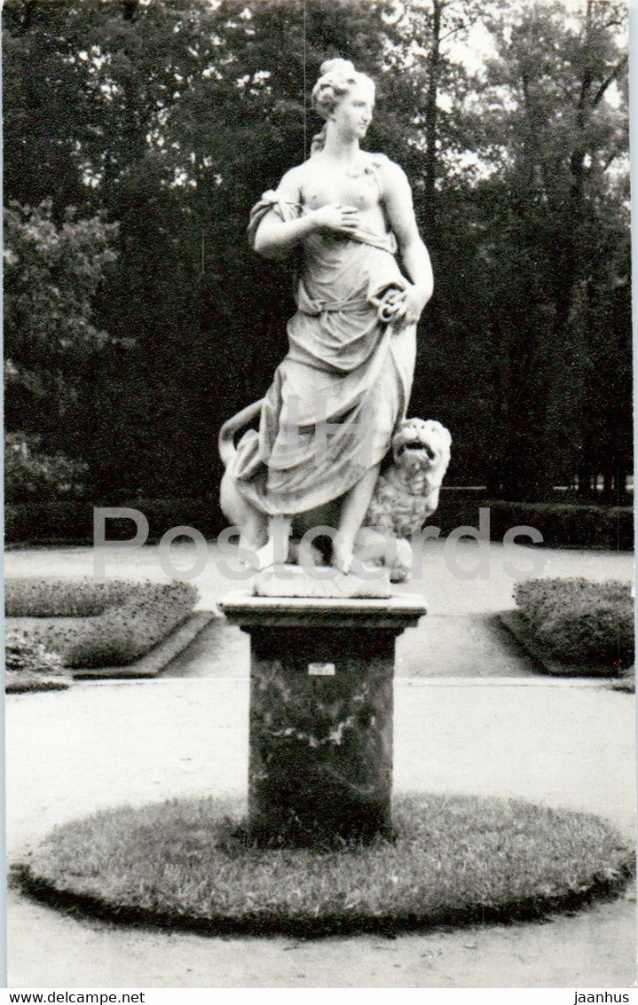 Pavlovsk Park - Peace sculpture - 1984 - Russia USSR - unused - JH Postcards