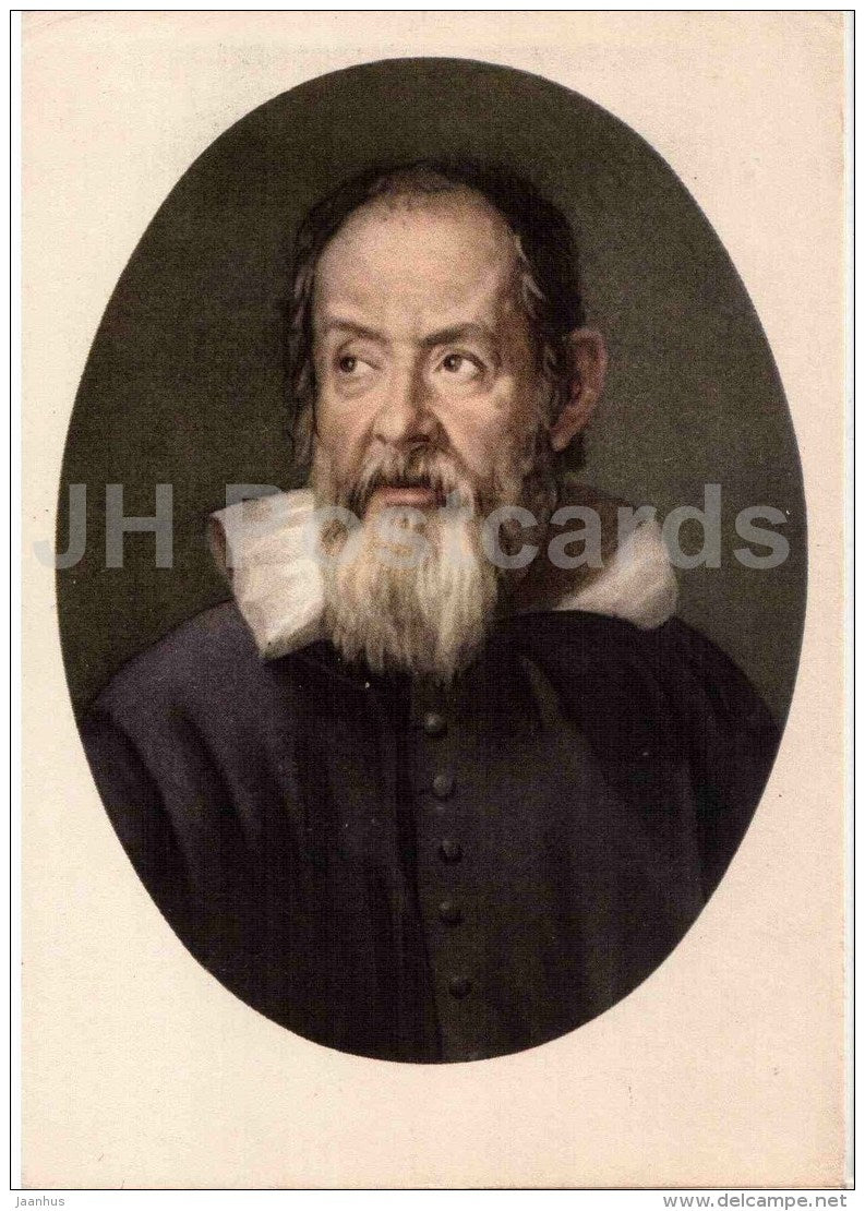 Italian astronomer, physicist, engineer, philosopher Charles Darwin - science - 1957 - Russia USSR - unused - JH Postcards