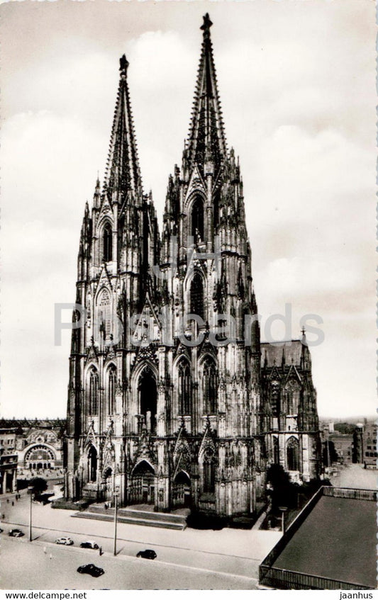 Koln am Rhein - Cologne - Dom Westseite - cathedral - Germany - unused - JH Postcards