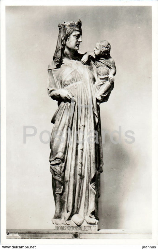 Padova - Cappella degli Scrovegni all' Arena - La Madonna Bambino Gesu - Pisano - 19306 - old postcard - Italy - unused - JH Postcards