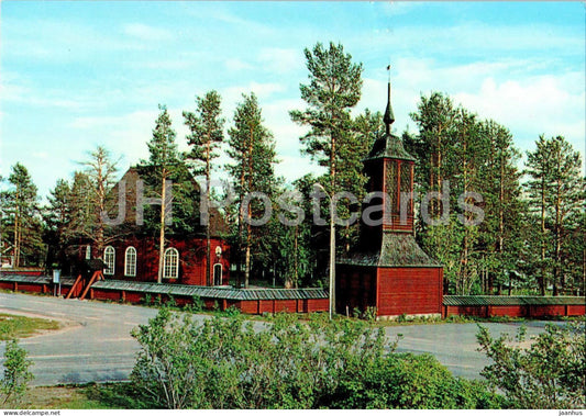 Jokkmokk - Gamla Kyrkan - church - 2747 - Sweden – used – JH Postcards