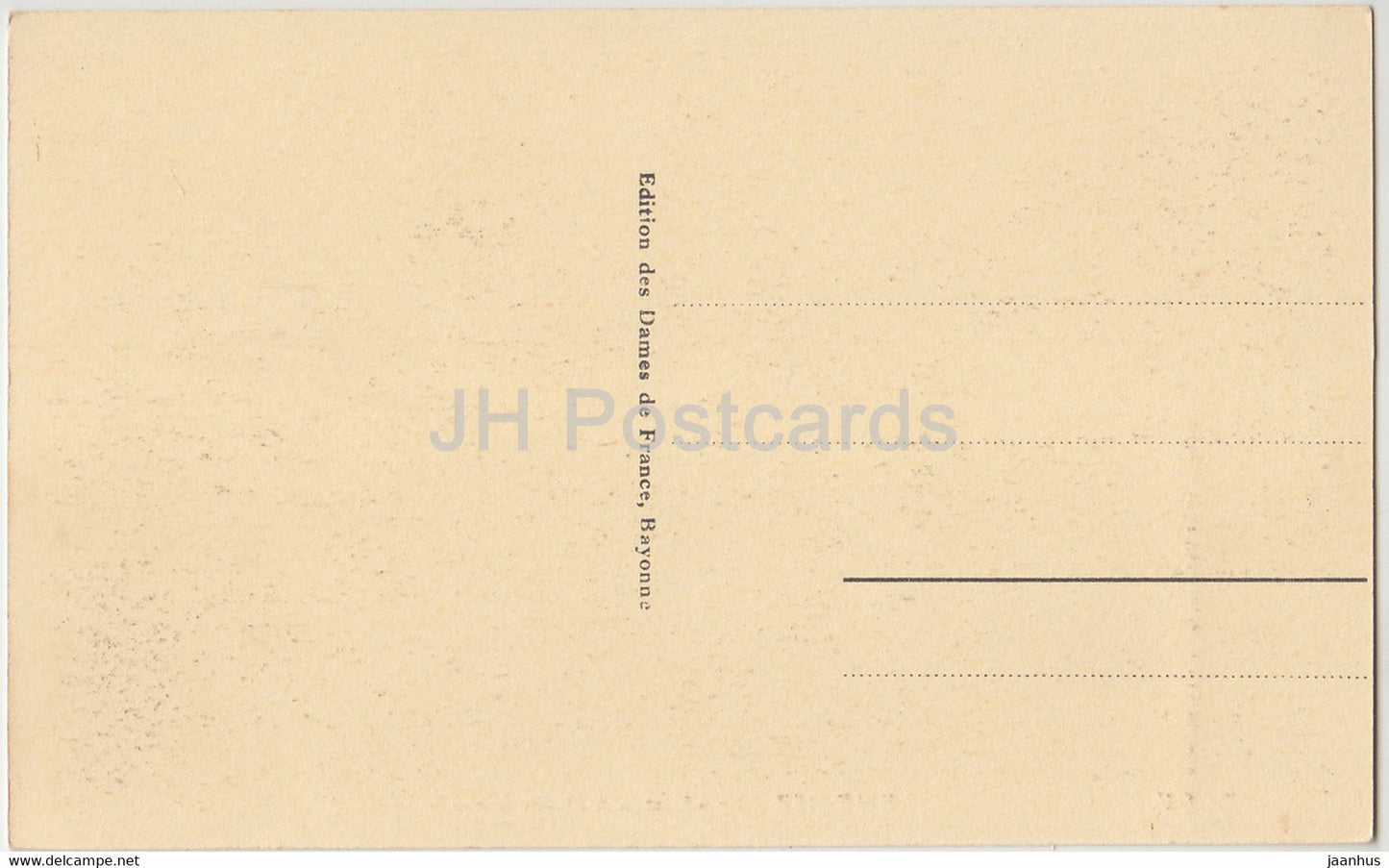 Biarritz - Le Basta a Maree basse - 314 - alte Postkarte - Frankreich - unbenutzt