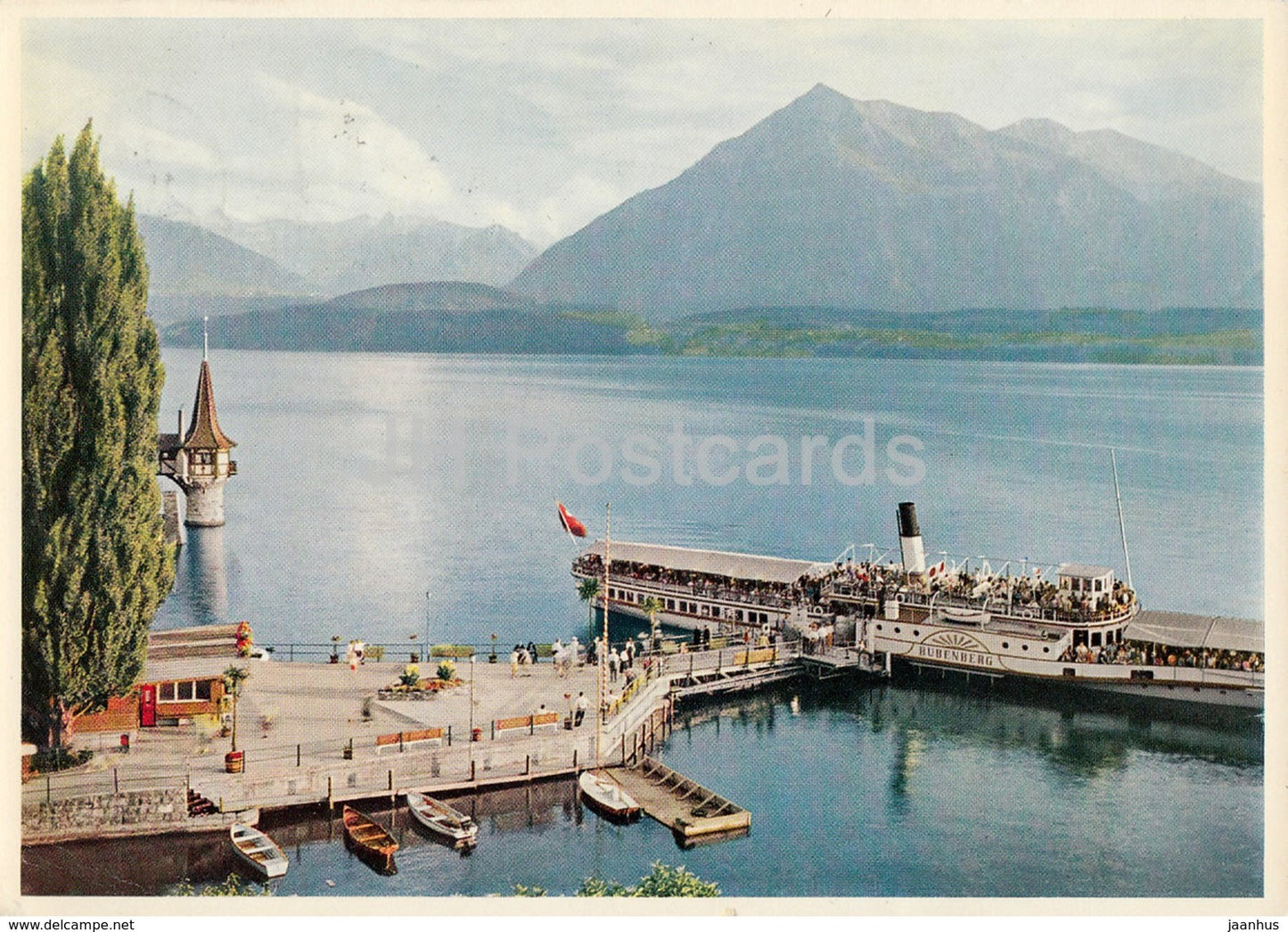 DS Bubenberg auf dem Thunersee - steamer - passenger ship - 1967 - Switzerland - unused - JH Postcards