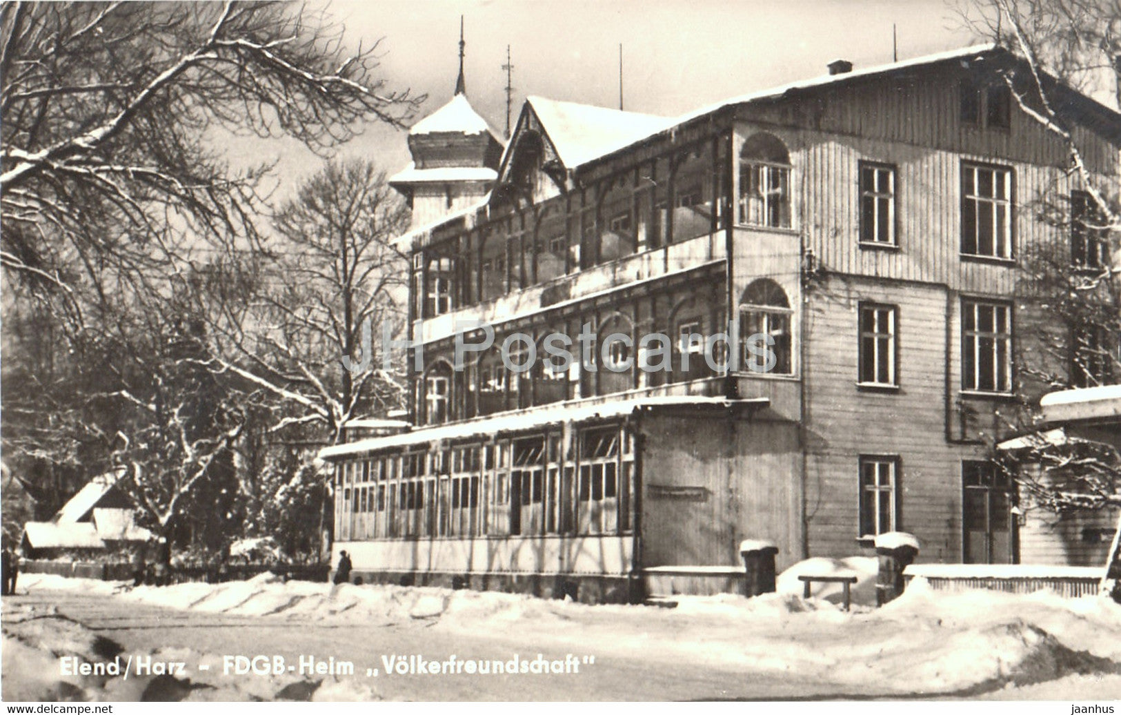 Elend - Harz  FDGB Heim Volkerfreundschaft - Germany DDR - used - JH Postcards