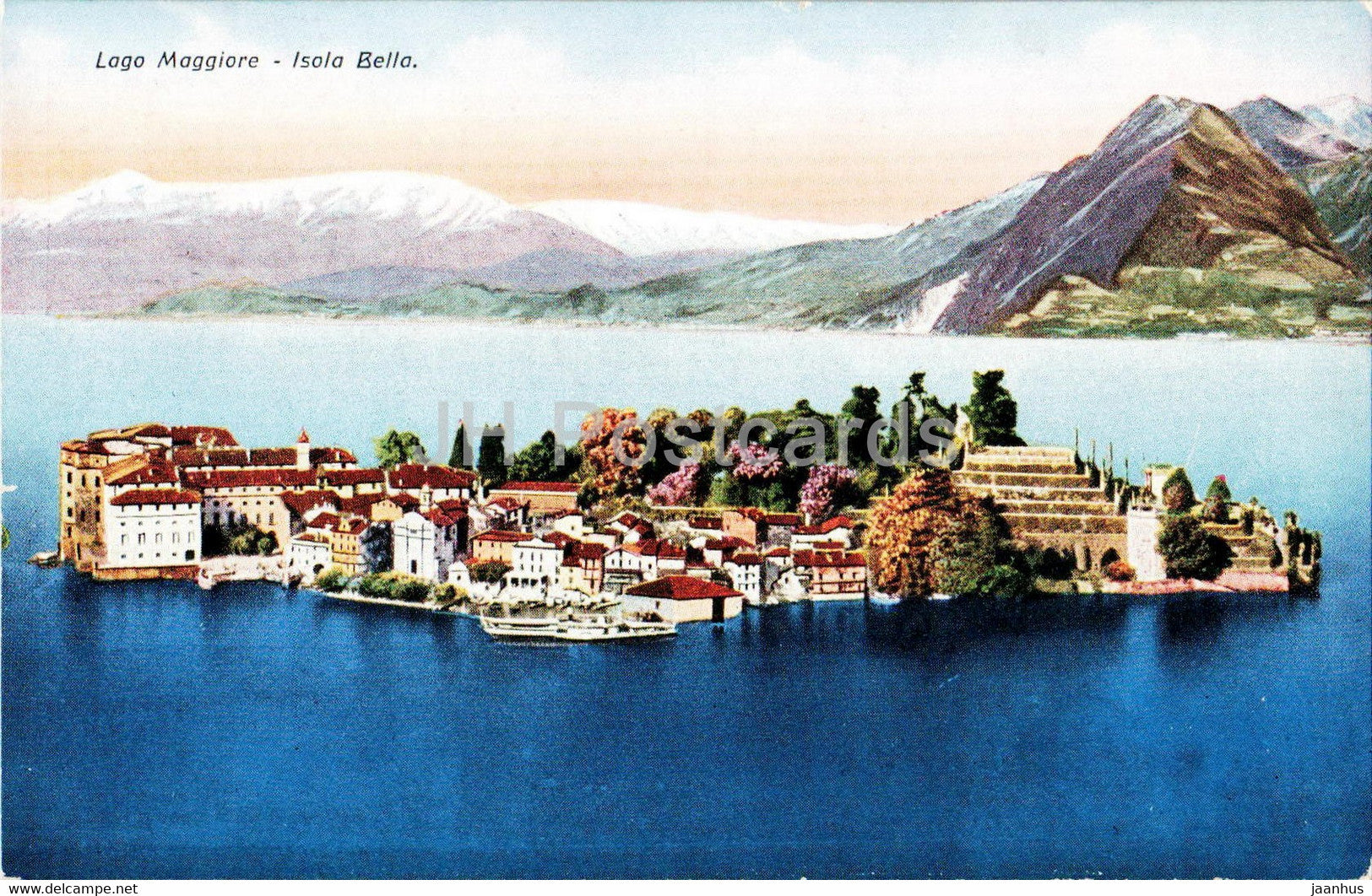 Lago Maggiore - Isola Bella - 208 - old postcard - Italy - unused - JH Postcards