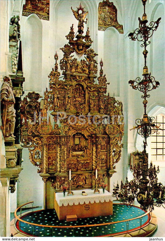 Helsingor Domkirke - Sct Olai Kirke - Opfort - Altar Piece - Cathedral - 933 - Denmark - unused - JH Postcards