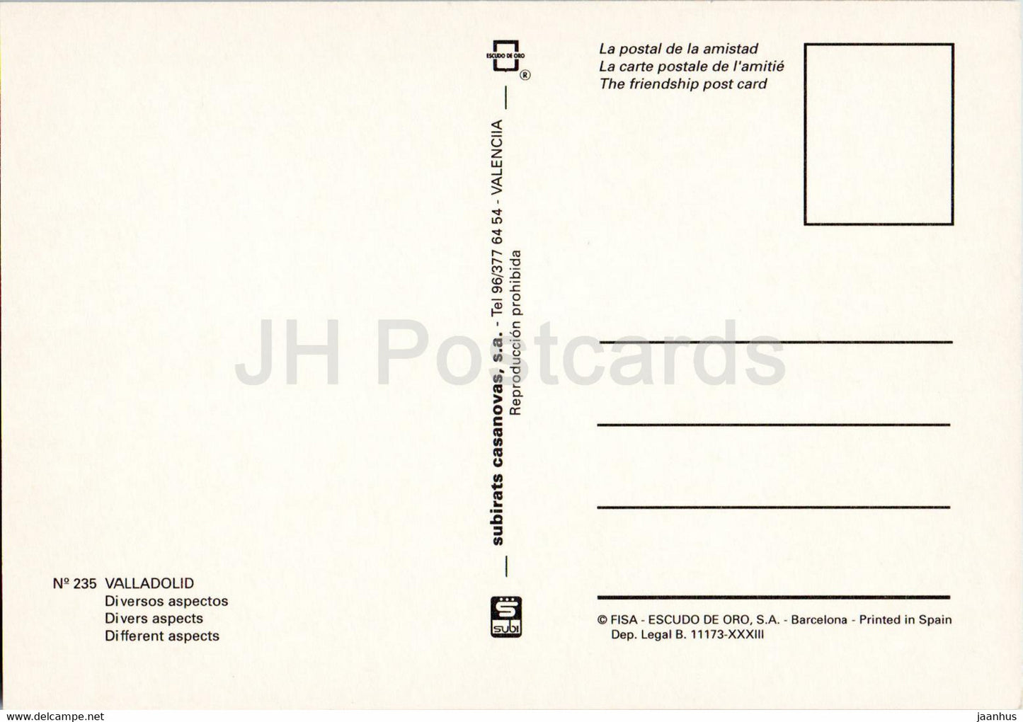 Valladolid - Diversos aspectos - multiview - 235 - Spain - unused