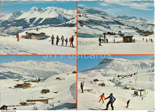 Bergrestaurant Cuolm Sura - ski resort - skiing - restaurant - 1980s - Switzerland - used - JH Postcards