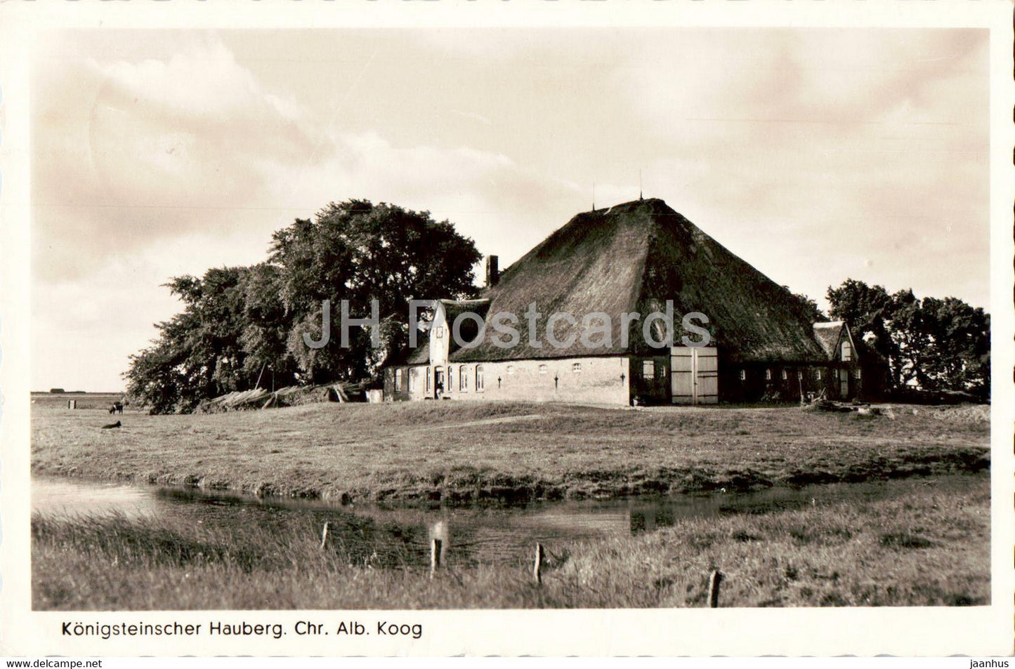 Konigsteinscher Hauberg - Chr Alb Koog - old postcard - 1958 - Germany - used - JH Postcards