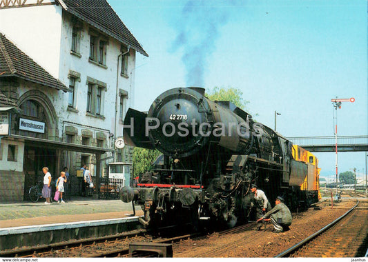 5519 association sans but lucrativ - Bahnhof Wernshausen - train - railway - locomotive - Germany - unused - JH Postcards