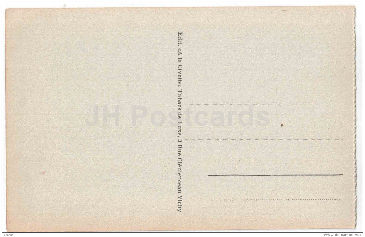 Vue prise de l´Hotel Astoria - 1 - hotel Astoria - Edition A la Civette - Vichy - Allier - France - unused - JH Postcards