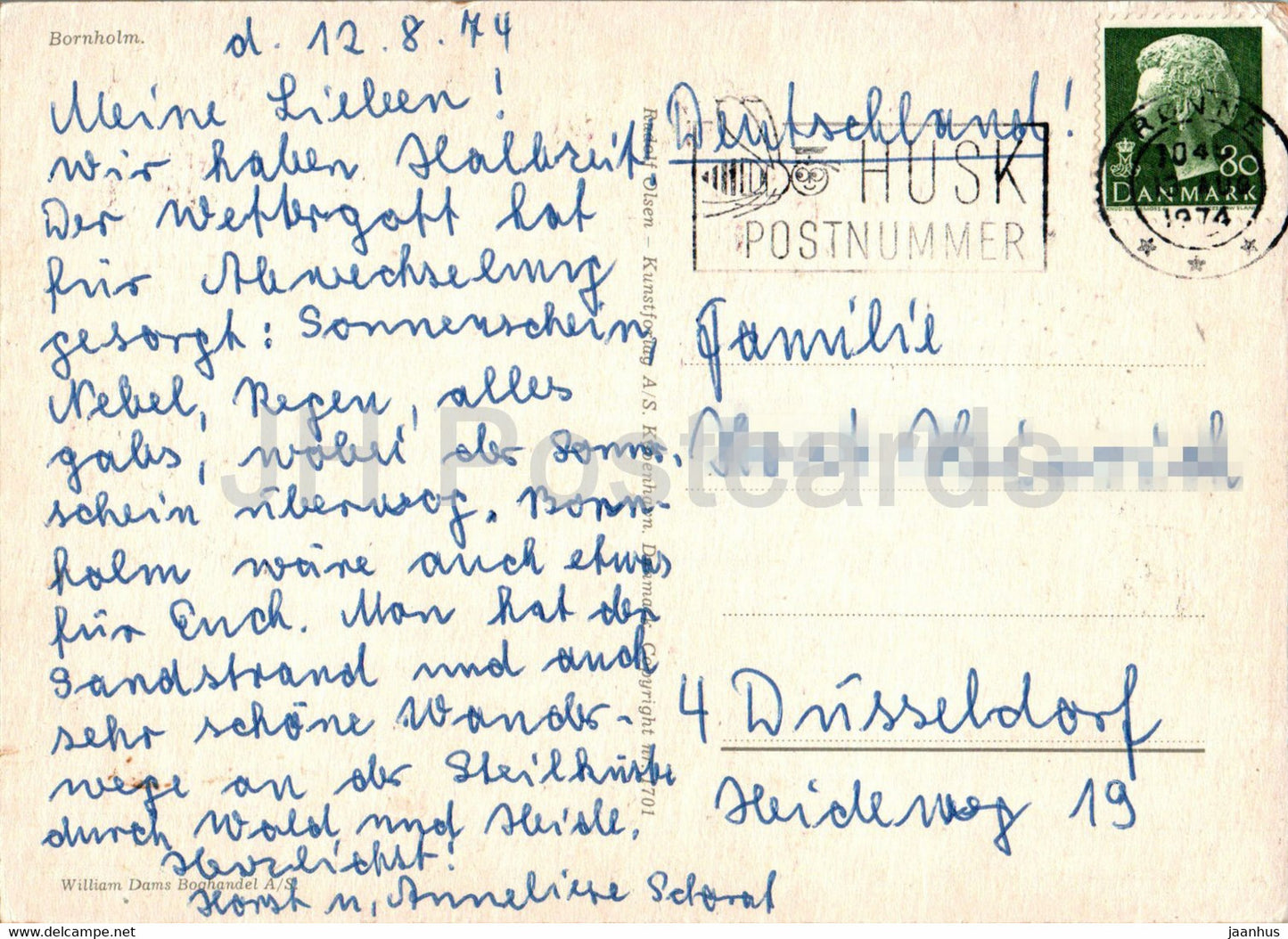 Bornholm - multiview - 1701 - 1974 - Denmark - used