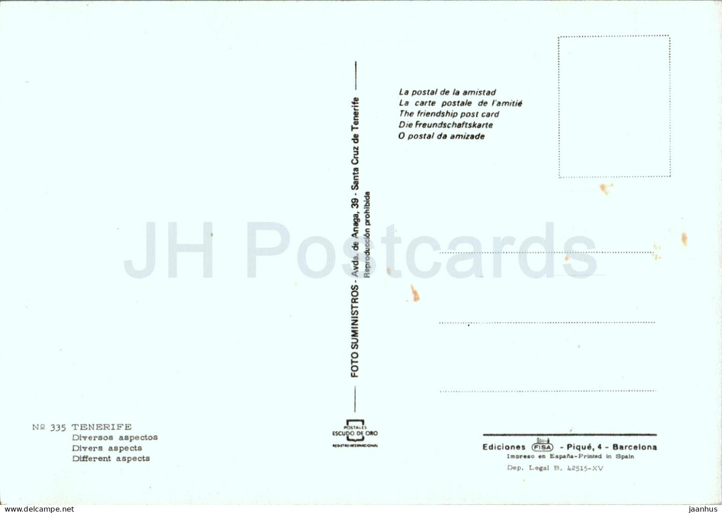 Tenerife - Puerto de la Cruz - Diversos Aspectos - multiview - 335 - Spain - unused
