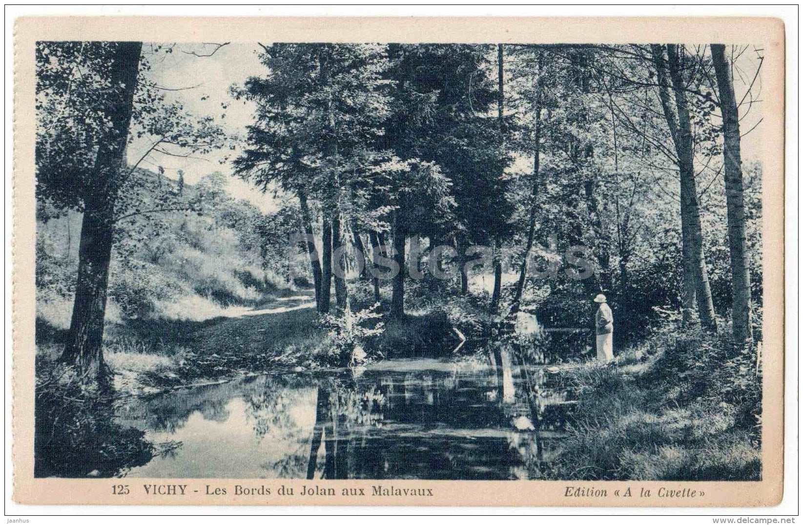 les Bords du Jolan aux Malavaux - 125 - Edges of Jolan to Malavaux - Vichy - Allier - France - unused - JH Postcards