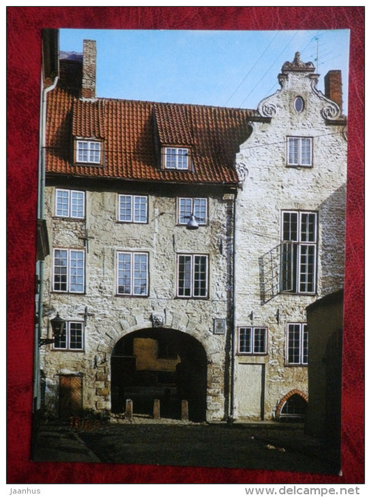 The Swedish Gate - Old Town - Riga - 1985 - Latvia USSR - unused - JH Postcards