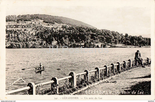 Gerardmer - Un Coin du Lac - 541 - old postcard - France - used - JH Postcards