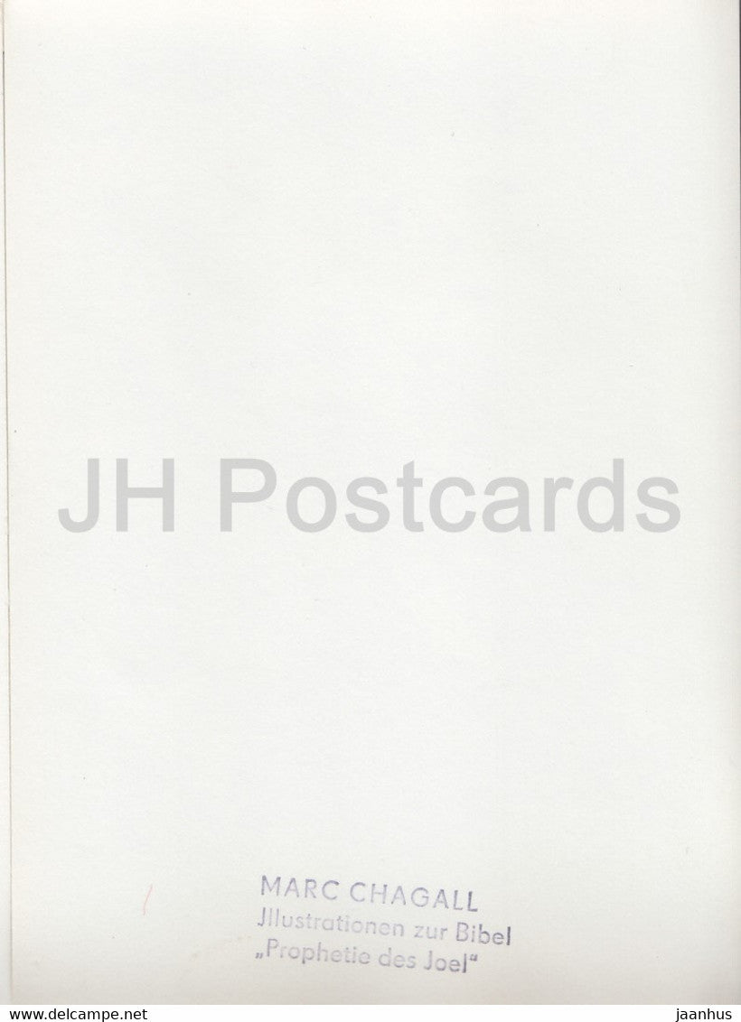 Illustration von Marc Chagall – Illustration zur Bibel – Prophetie des Joel – Russische Kunst – Deutschland – unbenutzt