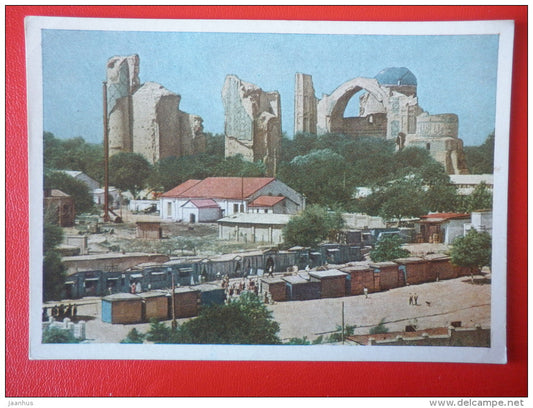 Bibi-khanym Mosque - Samarkand - 1957 - Uzbekistan USSR - used - JH Postcards
