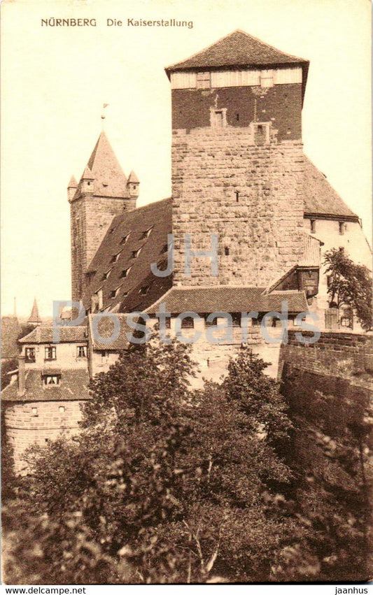 Nurnberg - Nuremberg - Die Kaiserstallung - W. H. D. 2276 - old postcard - Germany - unused - JH Postcards