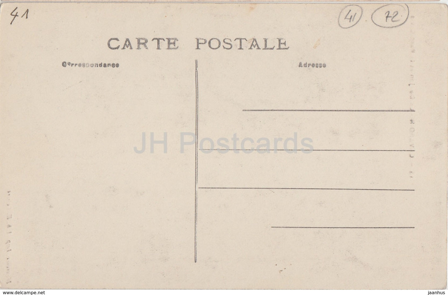Lavardin - Le Donjon et le Pont Levis - 15 - old postcard - France - unused